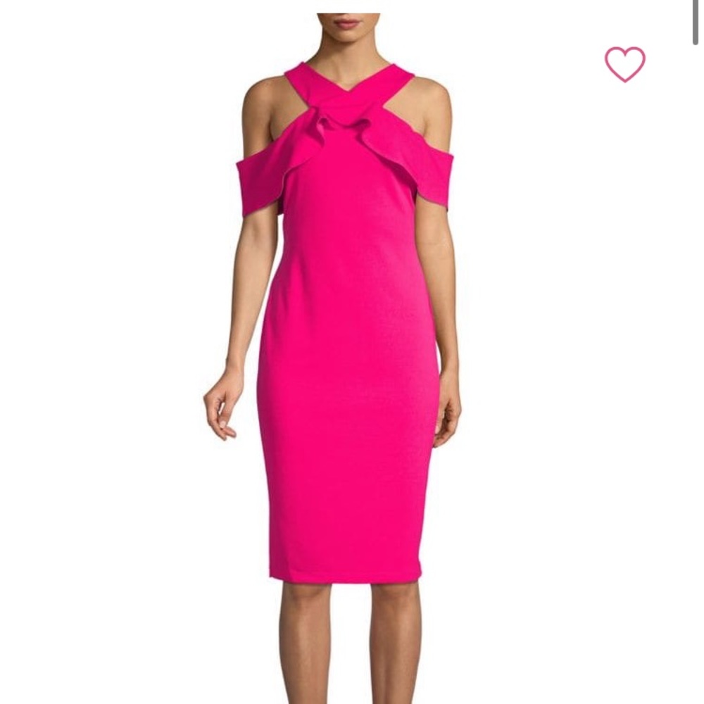 NWT Rachel Rachel Roy cold shoulder midi dress